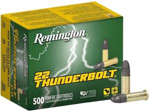 Remington Thunderbolt Ammunition 22 Long Rifle 40 Grain Lead Round Nose - 698314