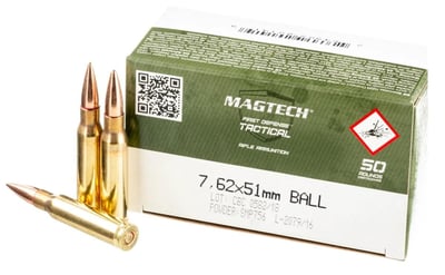 7.62x51mm - 147 Grain FMJ M80 - Magtech - 400 Rounds