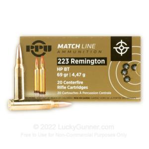 223 Rem - 69 Grain HPBT Match - Prvi Partizan - 1000 Rounds