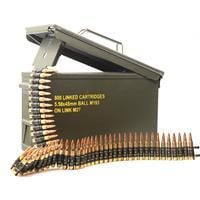 Magtech M27 Linked Ammo, 5.56x45mm NATO, FMJ, 55 Grain, 800 Linked Rounds in Ammo Can