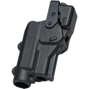 Alien Gear Holsters Glock 17,19,22,23,44,45,47 Rapid Force Level 3 Polymer Duty OWB Belt Holster R3M0057BKLHLLA0B