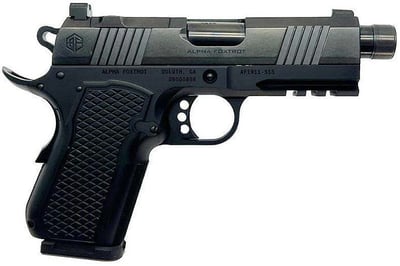 Alpha Foxtrot AF1911 S15 BOB Handgun 9mm Luger 15rd Magazine 3.5" Threaded Barrel RMSc Optic Cut