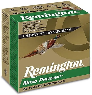 Remington Nitro Pheasant Ammo 20 Gauge 2-3/4" 1 Oz #5 Shot - 20 Gauge 2-3/4" 1 Oz #5 Shot 25/Box