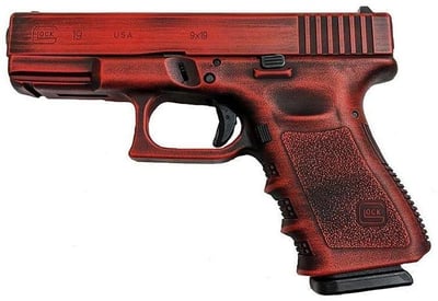 G19 GEN3 Compact Red Distressed
