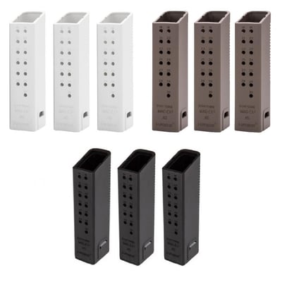 Kriss Glock Magazine Extension Kit 10mm + 18 Rd. 3-Pack