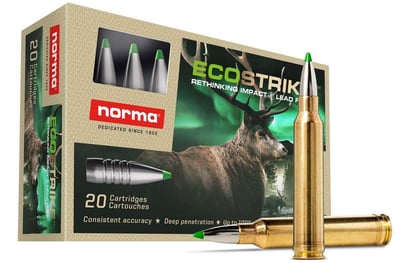 Norma EcoStrike Rifle Ammunition .300 Win Mag 165gr PT 3248 fps 20/ct