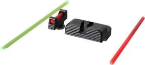 Angry Bear Arms Glock 17/19/22/26/31/34 Bear Bones Fiber Optic Pistol Sights