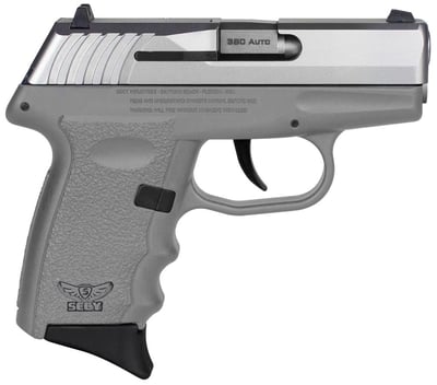 SCCY Industries CPX-3 Sniper Gray/Stainless 380 ACP 810099570649