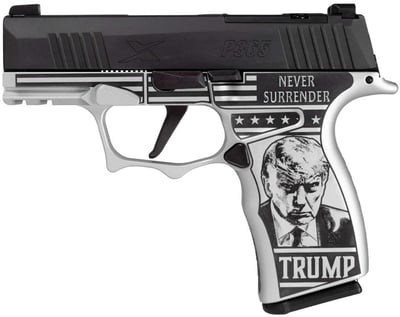 Sig Sauer P365 Shark Tooth “Trump” 9mm 3.1″, Optic Ready, 10+1 9mm 365-9-BXR3P-MS MODTRST