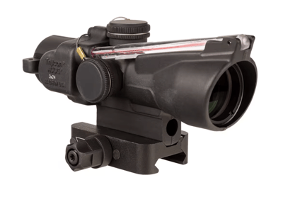 Trijicon ACOG 3x24 Dual Illum Red Horseshoe/Dot .223/55gr. Ballistic Compact Riflescope w/Q-LOC Mount