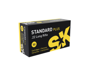 SK Ammo Standard Plus .22 Long Rifle 40 Grain Lead Round Nose 500 Rd./Box