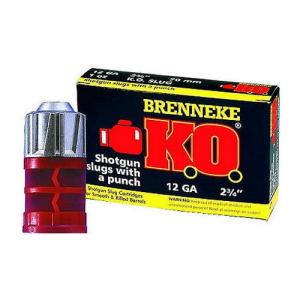 Brenneke SL-122KO-120970 KO Slug12 Gauge 2 3/4-inch (Per 5)