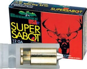 Brenneke SL122SUS Super Sabot  12 Gauge 3" 1 1/8 oz Sabot Slug 5 Bx/ 50 Cs