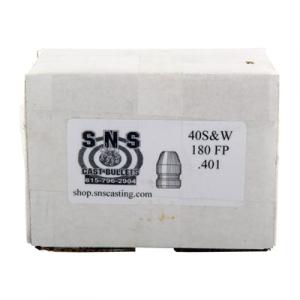 SNS .40 Caliber Cast Pistol Bullets 180 Grain FP Lead Bullets 500-Pack