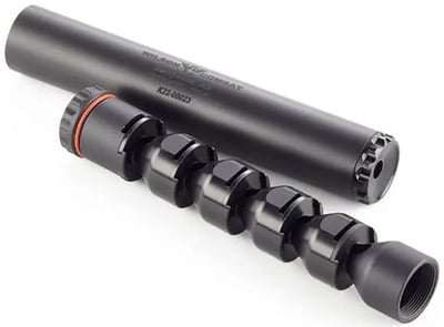 Wilson Combat WCR-K22 22 LR/MAG 6.4" 1/2"x28 THRD Rimfire Suppressor Black