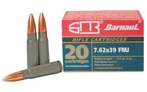 Brown Bear, 7.62x39, FMJ, 123 Grain, 20 Rounds