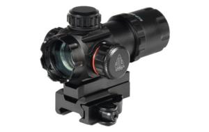 UTG 3.9in ITA Red/Green CQB Dot Sight w/ Integral QD Mount, 4 MOA Dot Reticle, Black 4712274527577