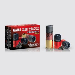 DDupleks Kaviar Slug 12 Gauge Ammunition 2-3/4" Fragmenting Slug 1080 fps 250 Rounds
