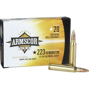 Armscor USA .22 TCM Ammunition, 50 Rounds, JHP, 40 Grains