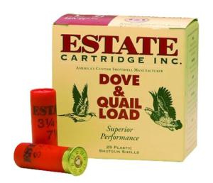 Estate Upland Hunting Loads 20 Ga 2.75" 1 oz 7.5 Shot 25 Bx/ 10