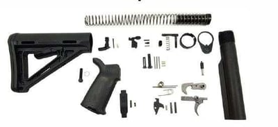 DPMS MOE Lower Build Kit with Panther Polished Trigger, Black
