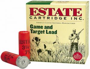 Estate Promotional Game and Target Load 12ga 2-3/4in shells 6 shot size 250rds