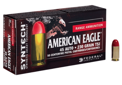 45 ACP Federal 230 Syntech Jacket RN AE45SJ1