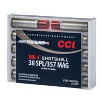 CCI Big 4 Handgun Shotshell Ammunition .38 spl/.357 mag #4 Shot 1000 fps 10/ct 3714CC