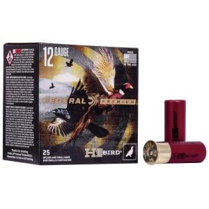 Federal Premium Hi-Bird Dove, Pigeon, and Upland Ammunition 12 Gauge 2-3/4" 1-1/4 oz #6 Shot Box of 25 HVF12H 6