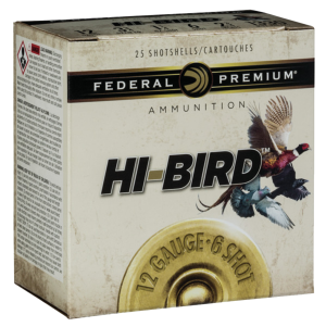 Federal Hi Bird 12 Gauger 2 3/4'''' - 12 Gauge 2-3/4'''' 1-1/4 Oz #7.5 Shot 25/Box HVF12H 7.5