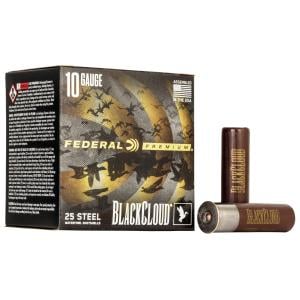 Federal Premium Black Cloud FS Waterfowl Shotgun Shells with FliteControl FLEX Wad - 10 Gauge - 2 - 3.5" - 25 Rounds PWBX107 2