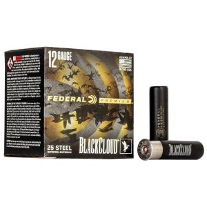 Federal Premium Black Cloud FS Waterfowl Shotgun Shells with FliteControl FLEX Wad - 12 Gauge - BB - 3.5" - 25 Rounds PWBX134 BB