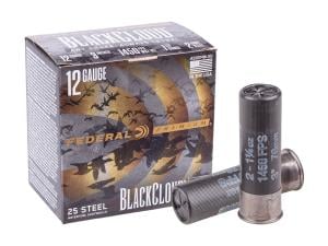 Federal Premium Black Cloud 12 Gauge 1 1/4 oz Black Cloud FS Steel Centerfire Shotgun Ammo 2 Shot 25 Rounds PWBX142 PWBX142 2
