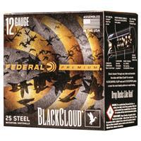 Federal Premium Black Cloud Ammunition 12 Gauge 3" 1-1/4 oz #4 Non-Toxic FlightStopper Steel Shot Case of 250 (10 Boxes of 25) 604544623314