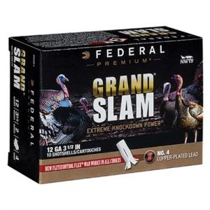 Federal Premium Grand Slam Turkey 12 Gauge Copper Plated Lead Ammo - Box of 10