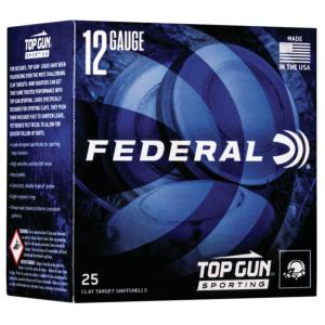 Federal Top Gun Sporting Shotshells 12ga 2-3/4" 1 oz 1250 fps #7.5 25/ct
