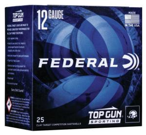 Federal Top Gun Sporting 12 Gauge 2.75" 1 oz 1250 fps 8 Shot TGS1288 Single Box - 25 Rounds TGS128 8