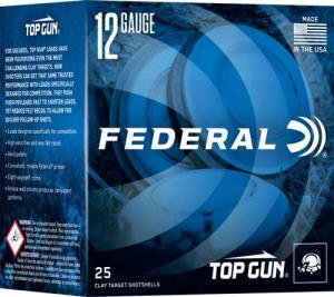Federal Top Gun 12 Gauge Ammo 2-3/4" #8 Lead 1250fps [FC-604544646481] 604544646481