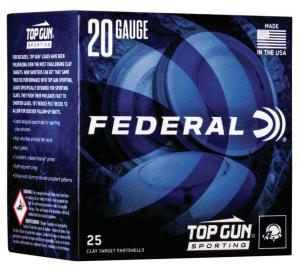 Federal Top Gun Sporting Clay Target Shotshells - 28 Gauge - #7.5 - 2.75" - 25 Rounds TGS2821 7.5