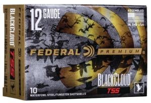 Federal Black Cloud TSS Shotshells 12ga 3" 1-1/4oz 1450 fps #BB, #7 10/ct
