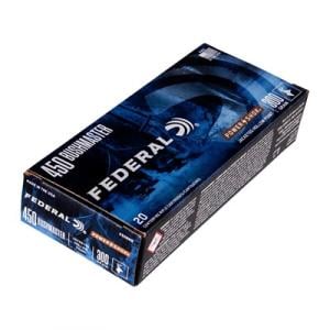 Federal Power-Shok Rifle Ammunition .450 Bushmaster 300 gr JHP 1900 fps 20/ct 450BMB