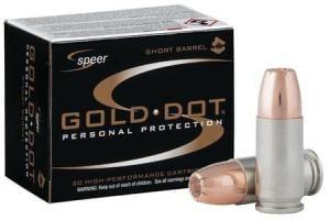 Speer Gold Dot 9MM, 124gr, HP - 20 Rounds [MPN: 23611GD]