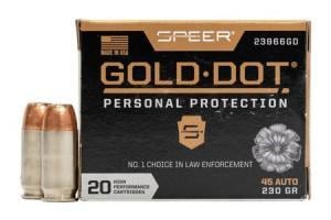 45 ACP Speer 230 GDHP 23966GD