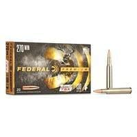 Federal Premium Barnes TSX, .270 Win., Triple-Shock X HP, 130 Grain, 20 Rounds P270L