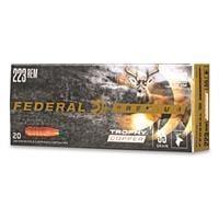 Federal Premium TROPHY COPPER .223 55 Grain Trophy Copper Centerfire Rifle Ammo 20 Rounds P223TC1 P223TC1