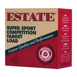 Estate Super Sport 12 Gauge Ammo Competition Target Load 2-3/4" #7.5 Lead Shot 1250 fps 200 Rounds SS12XH100 