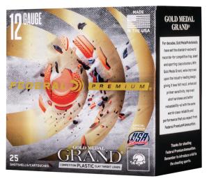 Federal Gold Medal Grand Plastic 12 Gauge 2-3/4" 1 Oz Ammo - 12 Gauge 2-3/4" 1oz #7.5 25/Box GMT11975