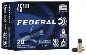 Federal  Syntech Defense Handgun Ammuntion 9mm Luger 138 gr SJHP 1130 fps 20/ct
