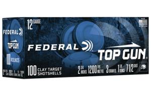 Federal Top Gun Shotshells 12ga 2-3/4" 1-1/8oz 1180 fps #7.5 100/ct 