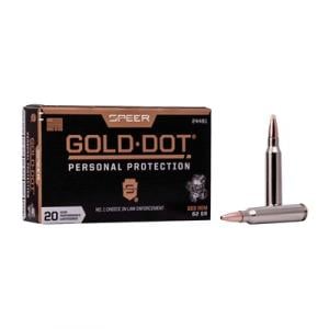 Federal 223 62gr Speer Gold Dot 20rd